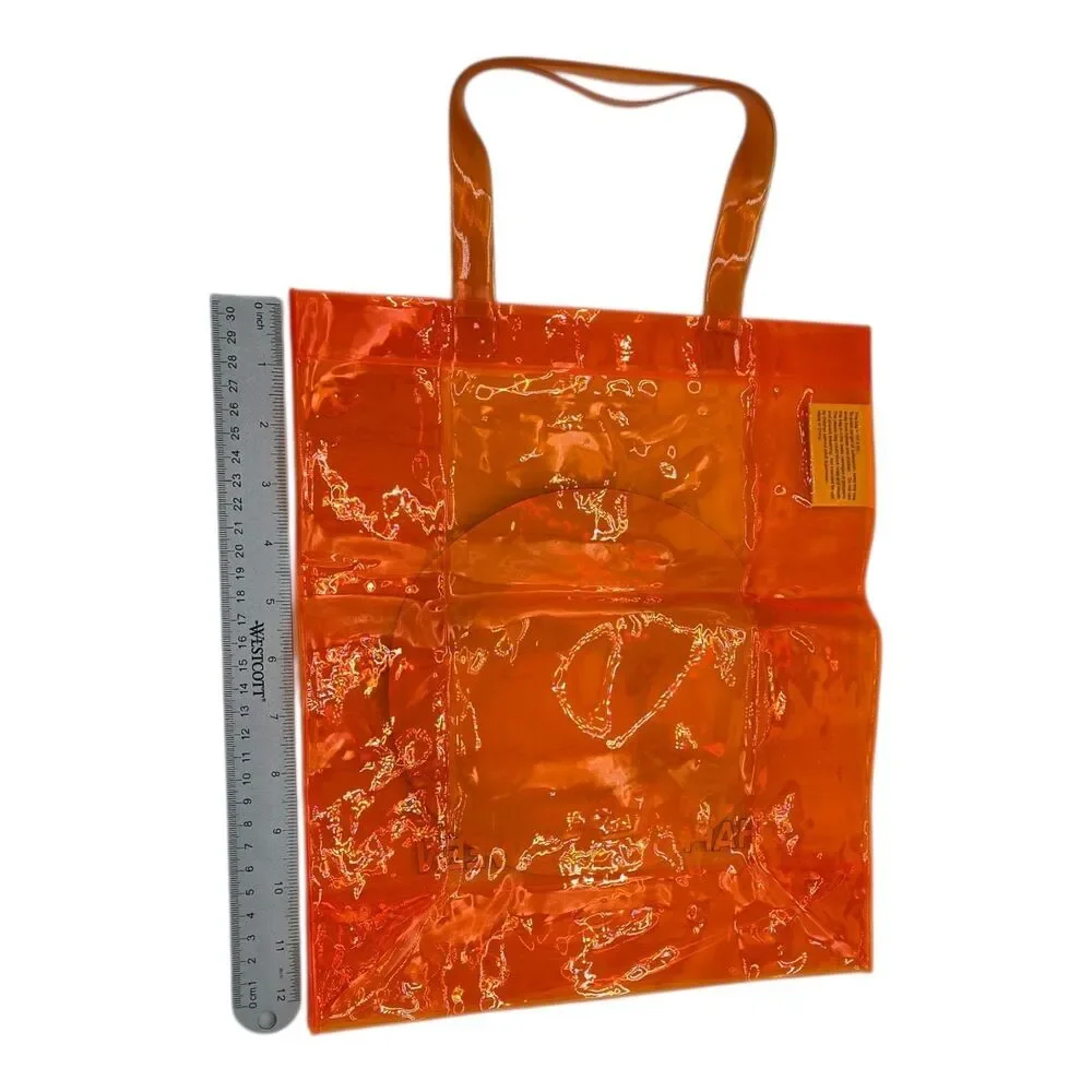 2004 Barnes & Noble Halloween Trick Treat Black Cat Pumpkin Rare Vinyl Tote Bag